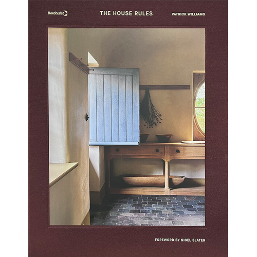 Book cover of 'The House Rules' by Patrick Williams with a photograph of a room interior.