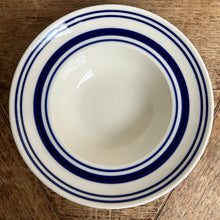 Load image into Gallery viewer, John Julian Classical Porcelain Cobalt Blue Sea Stripes Deep Bowl
