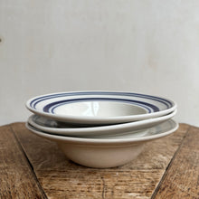 Load image into Gallery viewer, John Julian Classical Porcelain Cobalt Blue Sea Stripes Deep Bowl
