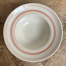 Load image into Gallery viewer, John Julian Classical Stoneware Rose Linen Stripe Deep Bowls
