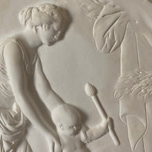 Load image into Gallery viewer, Berdoulat-Griffin Collection | Classical Roundel - Child &amp; Faun at Play
